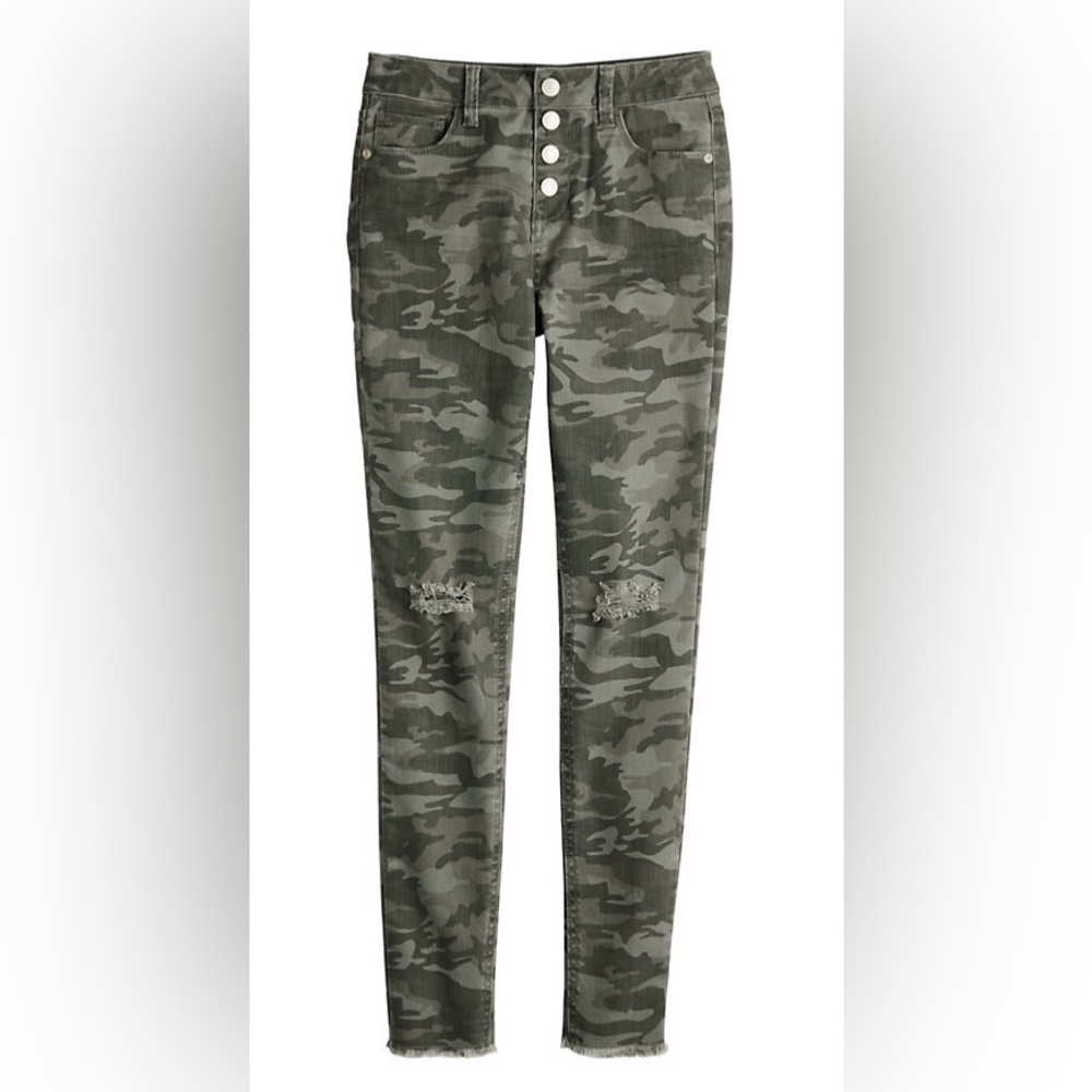 SO Camo Skinny Leg Jeans